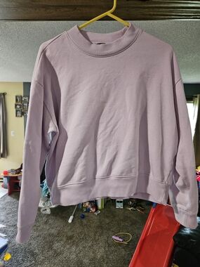 a new day Lilac Crewneck Sweatshirt